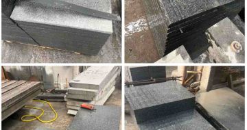 南充 芝麻黑地铺石材