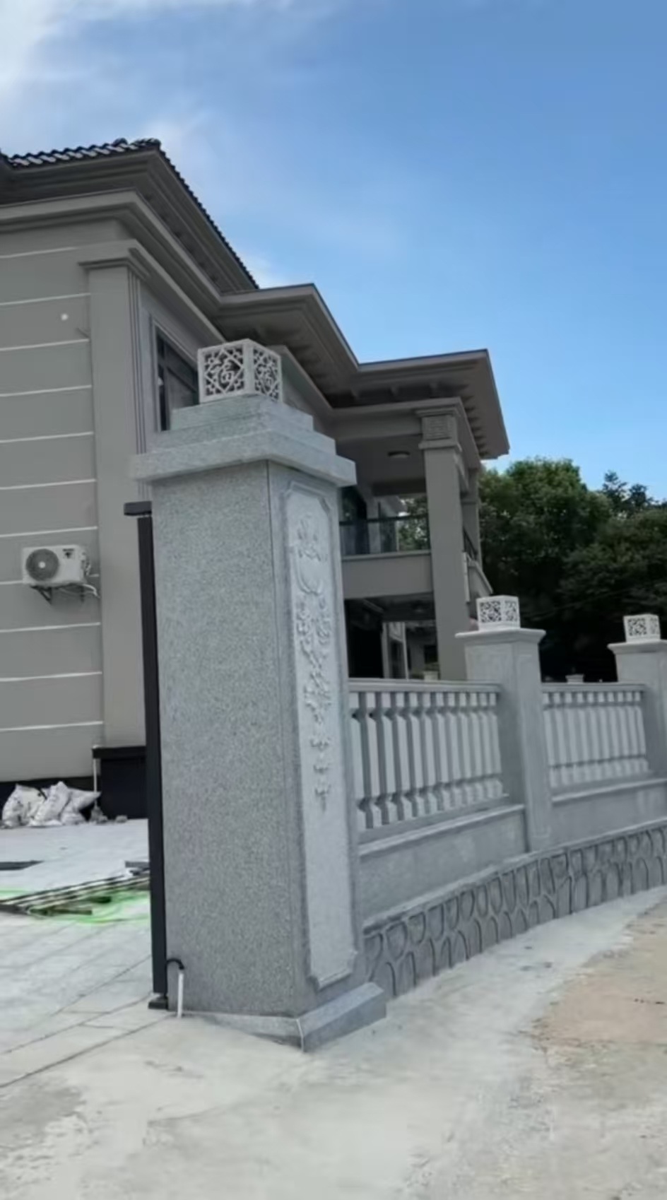 南充 芝麻白别墅围墙栏杆，私人订制