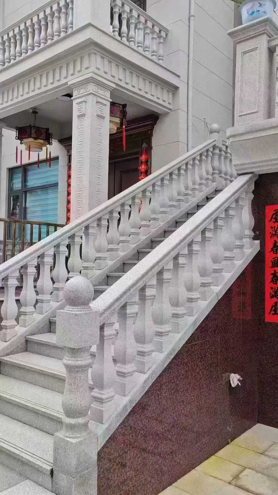 南充 天然石材 阳台庭院护栏、栏杆