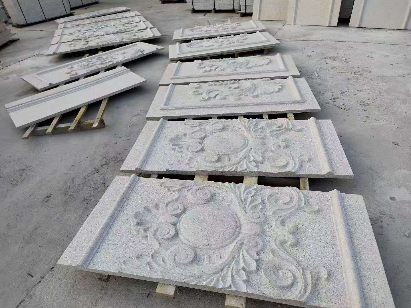 南充 芝麻白干挂雕花板