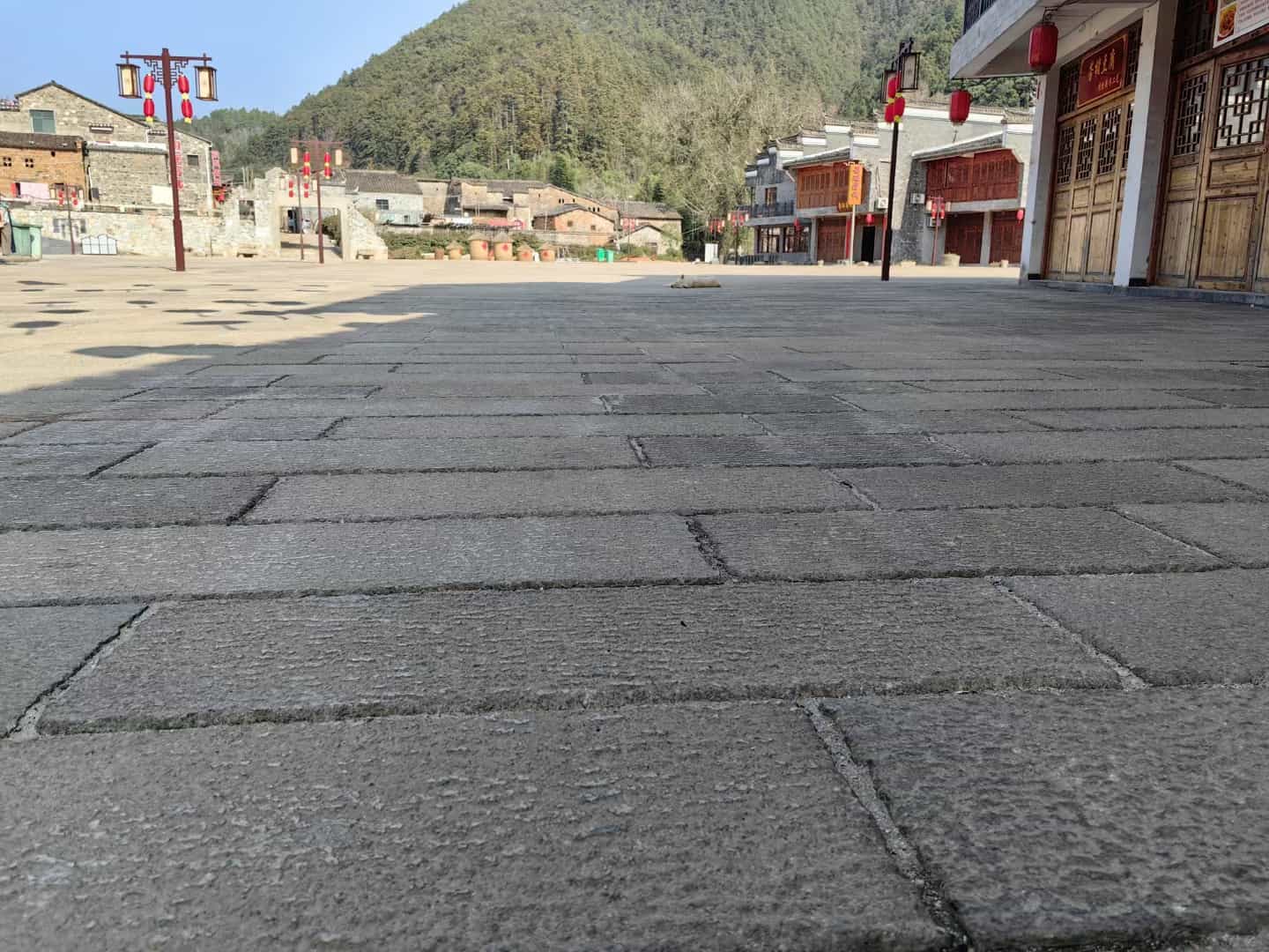 南充仿古石铺装效果