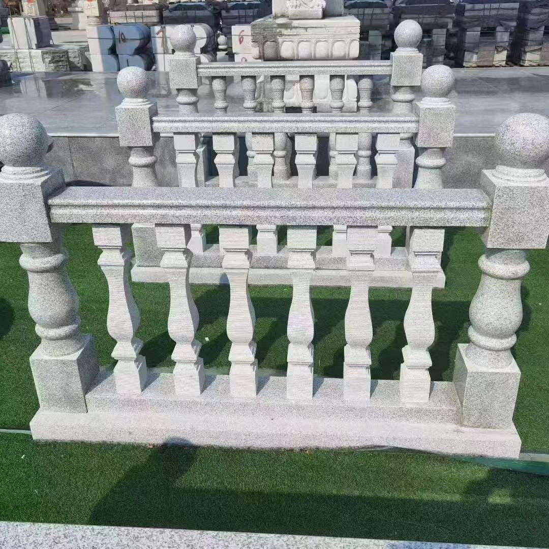 南充 别墅石材栏杆特写