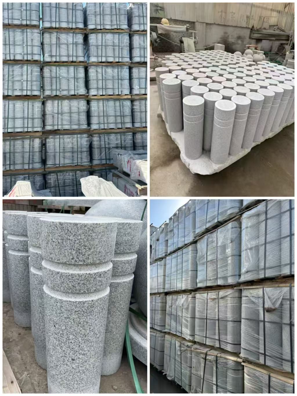 南充 芝麻白花岗岩挡车柱、隔离柱多少钱