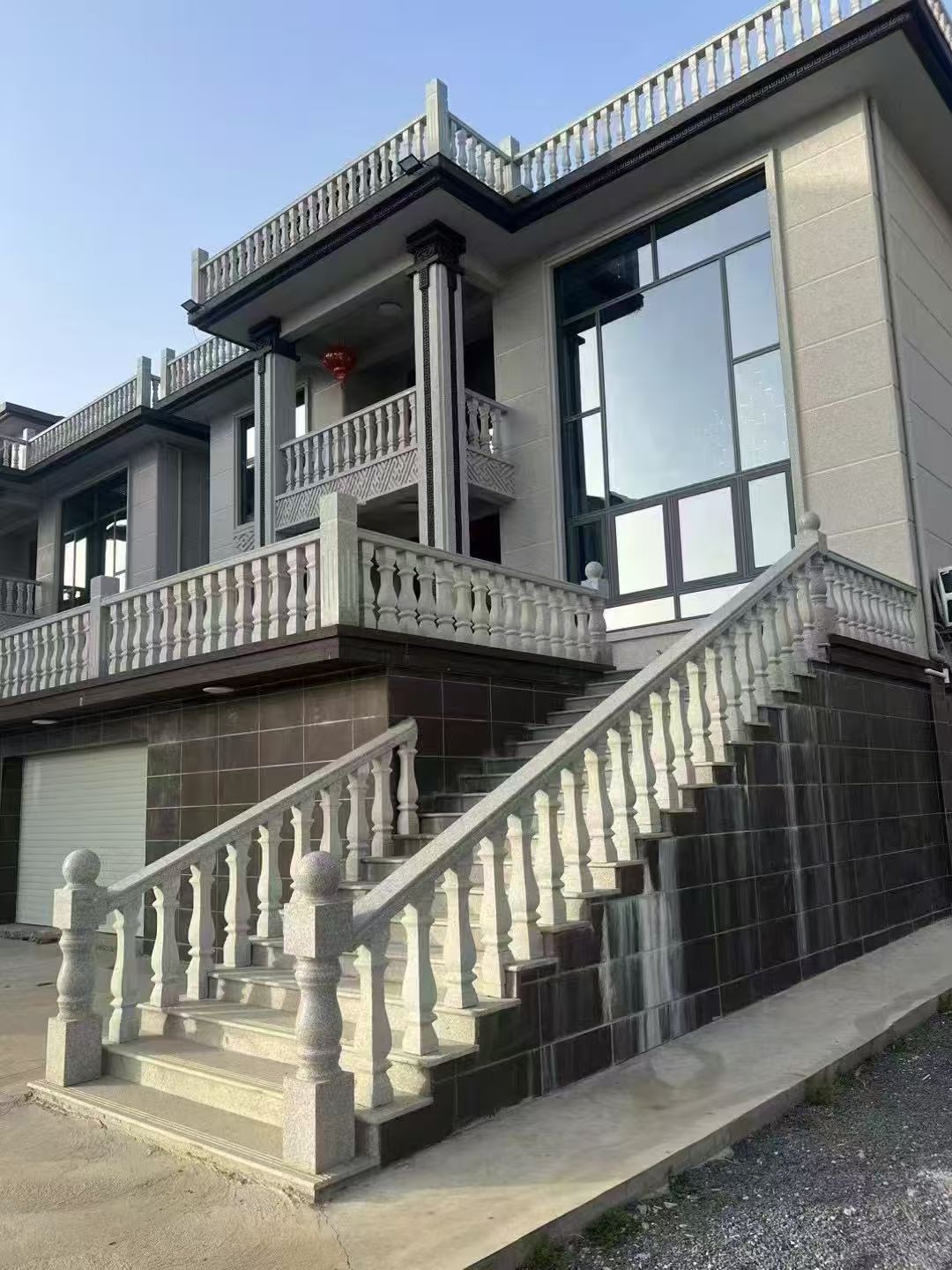 南充 芝麻白别墅阳台栏杆，楼梯栏杆